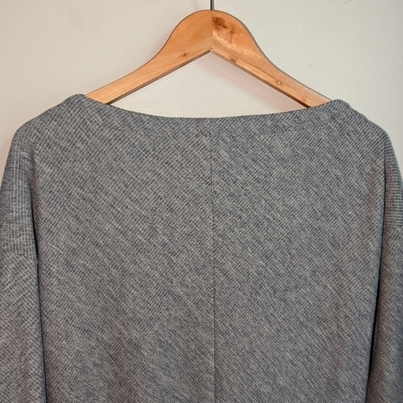 DYNAMITE Grey Ribbed Oversized Minimalist Dress Size Extra-Small - Picture 4 of 10